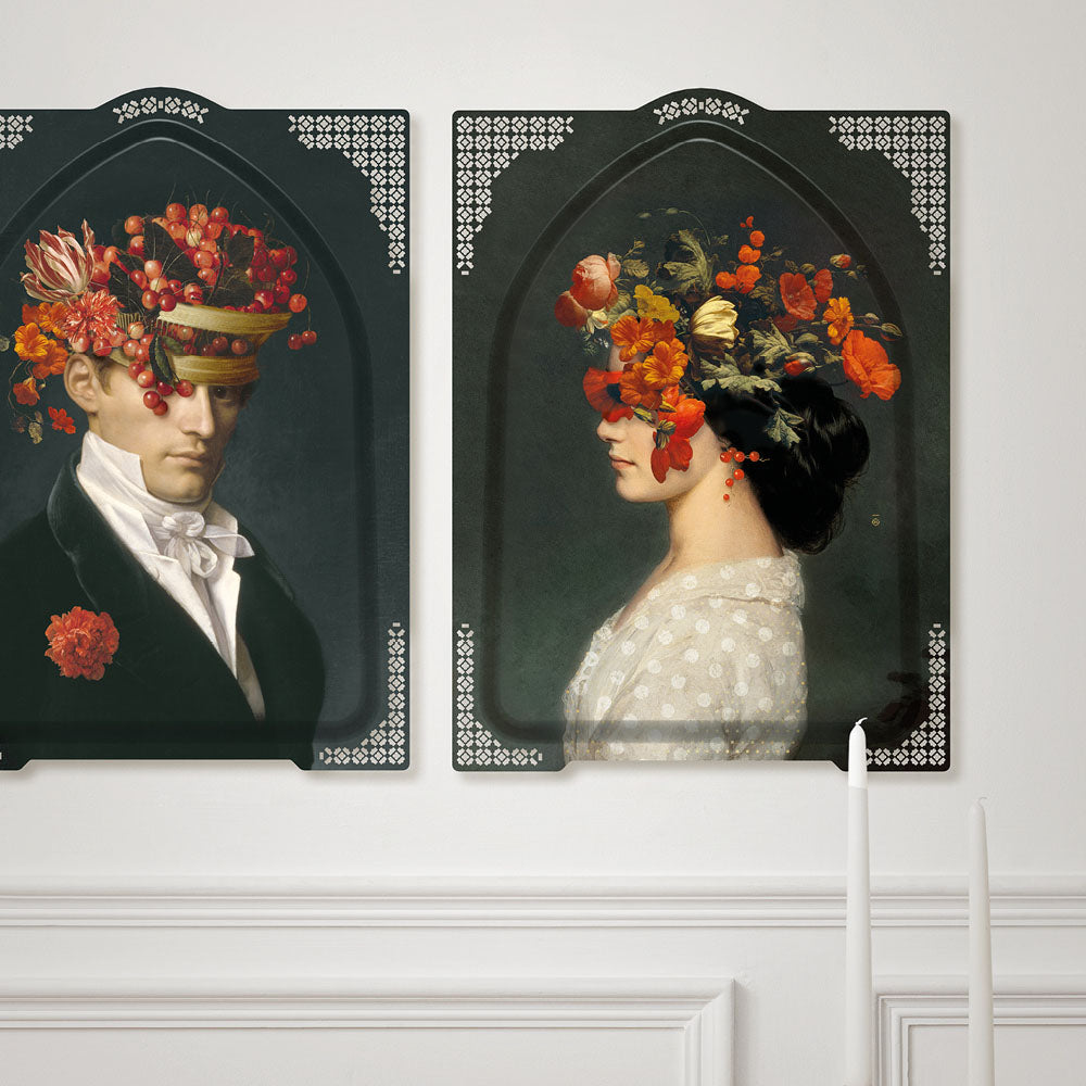 Veggdekorasjon -Brett 62,5 x 45 cm - Duos D´alcoves 6