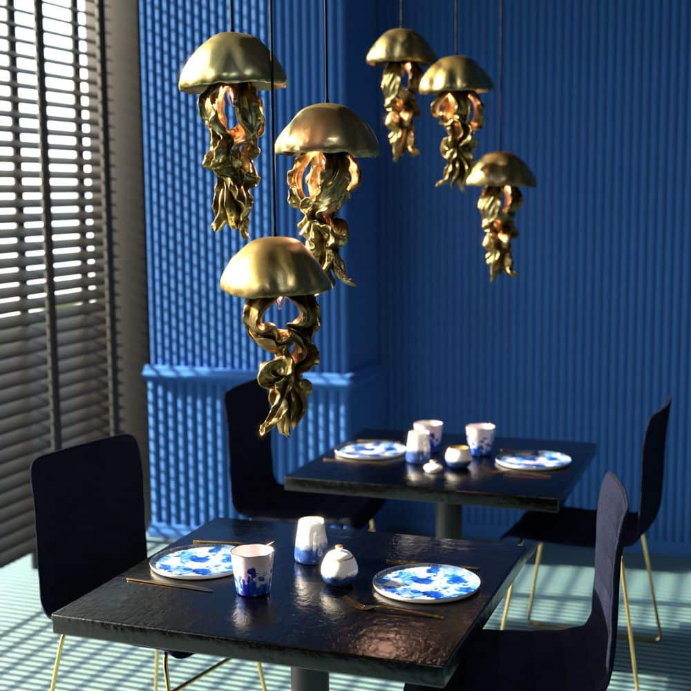 Ava Jellyfish taklampe 1