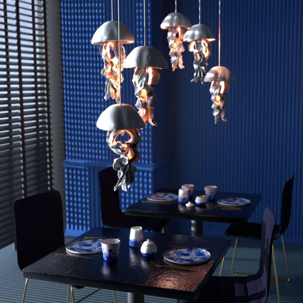 Ava Jellyfish taklampe 6