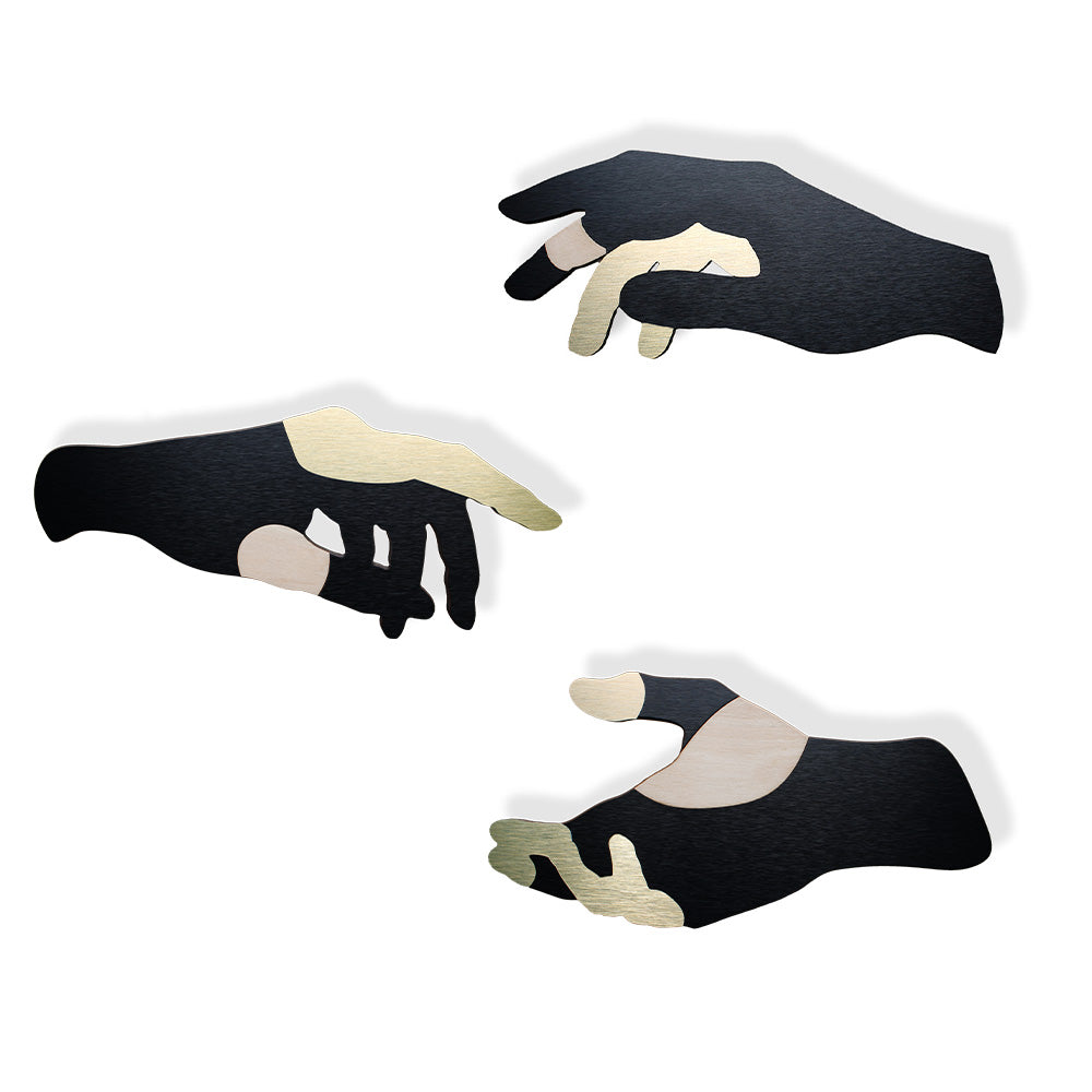 Des Mains Habiles sett med 3 kroker. 3