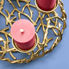 Wreath 4 Candles Gold/Silver 4